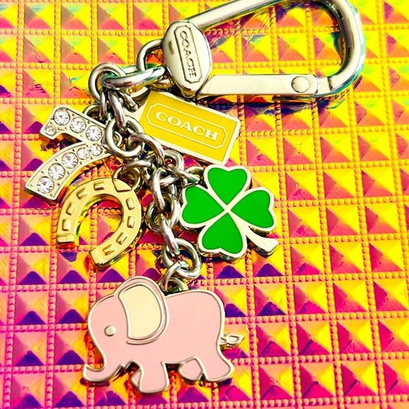 NWOT Coach Charm Keychain/ Bag Charm - Picture 4 of 11